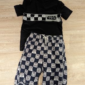 Gap star wars Stormtrooper swim shirt and trunks